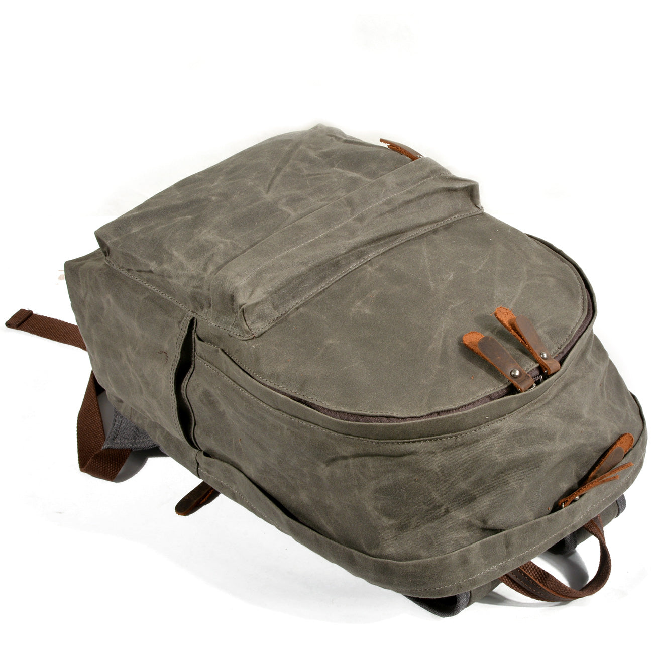 Vintage Style Canvas Laptop Backpack 18L