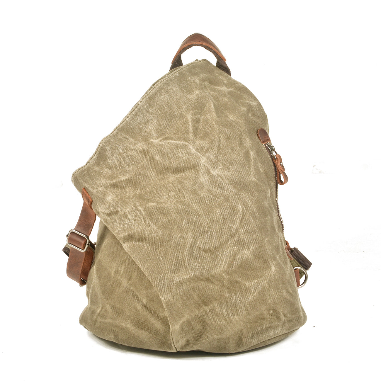 Small Vintage Canvas Backpack Daypack 18L