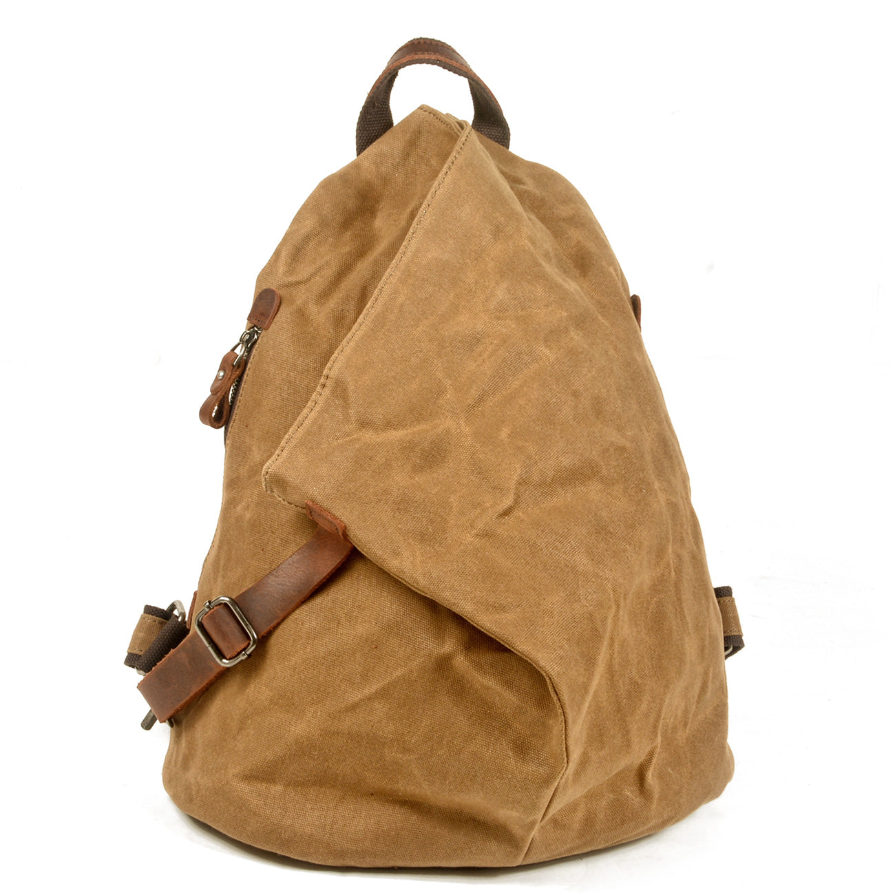 classic canvas mini backpack Small Vintage Canvas Backpack Daypack 18L - Waxed Canvas, Lightweight - Travel, School