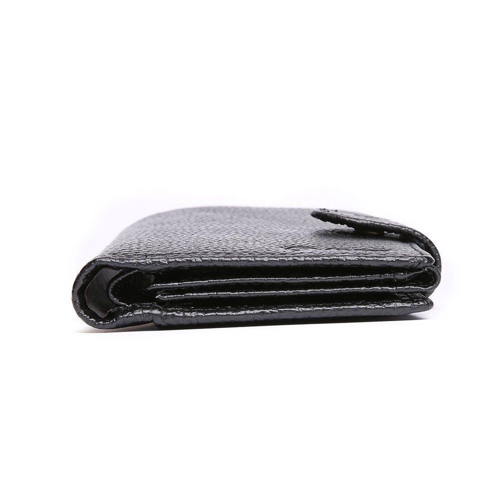 Slim Trifold Genuine Leather RFID Wallet