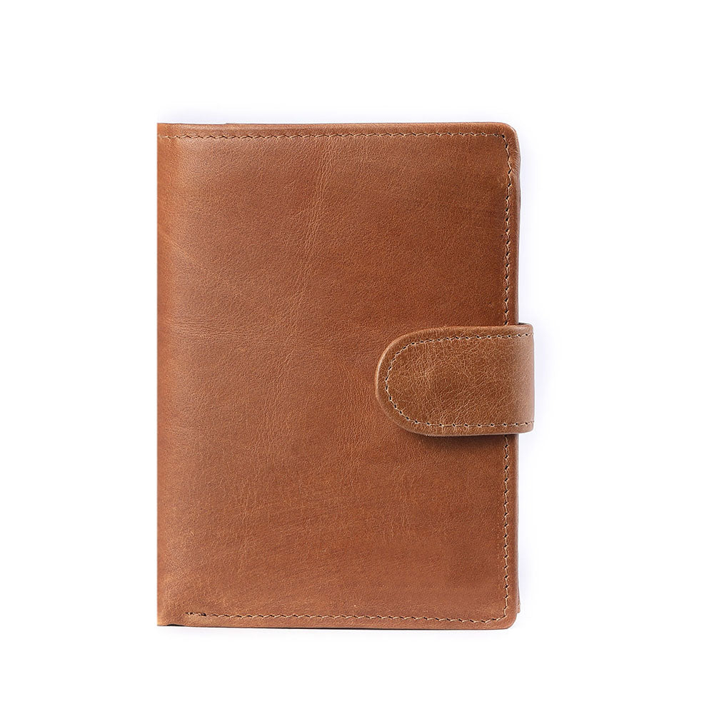 Slim Trifold Genuine Leather RFID Wallet