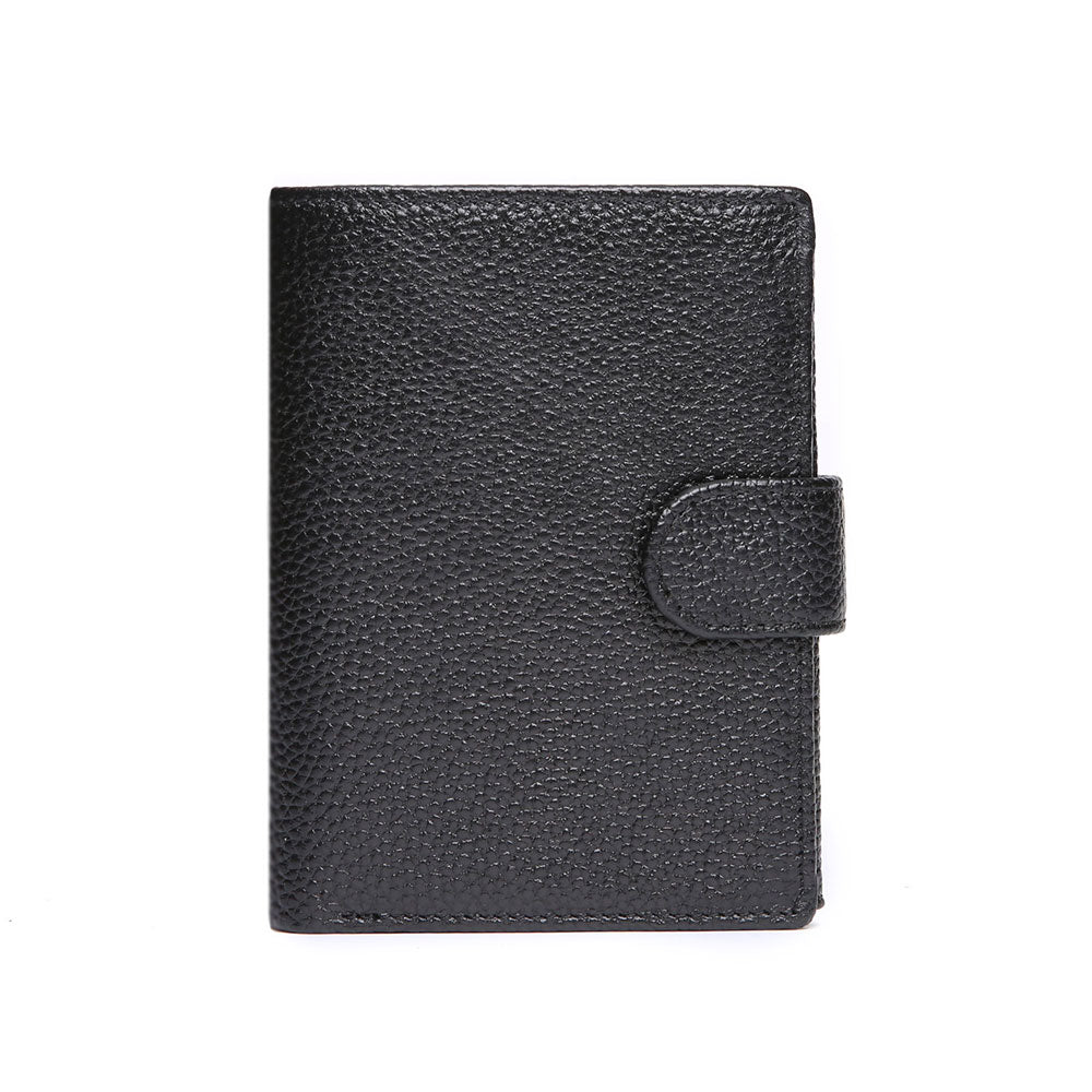 Slim Trifold Genuine Leather RFID Wallet