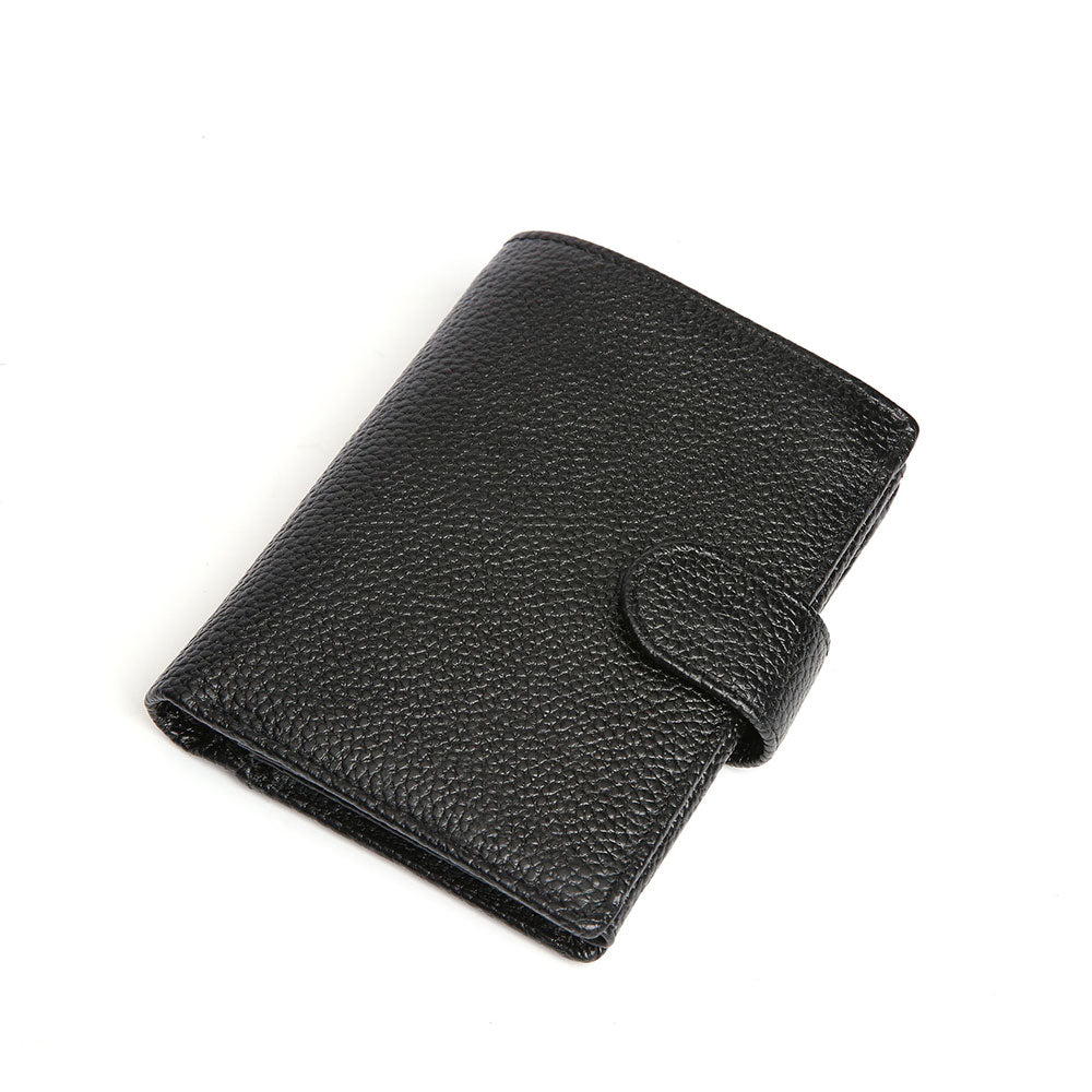 Slim Trifold Genuine Leather RFID Wallet