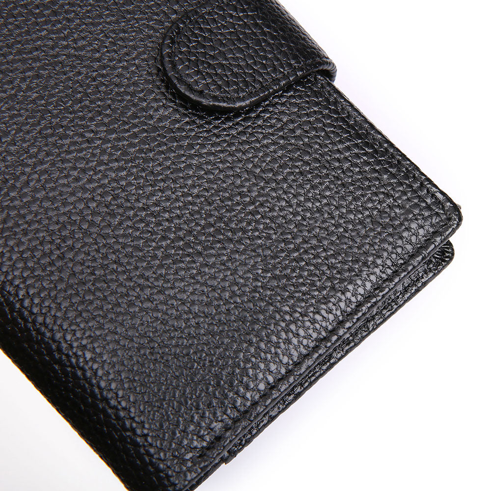 Slim Trifold Genuine Leather RFID Wallet