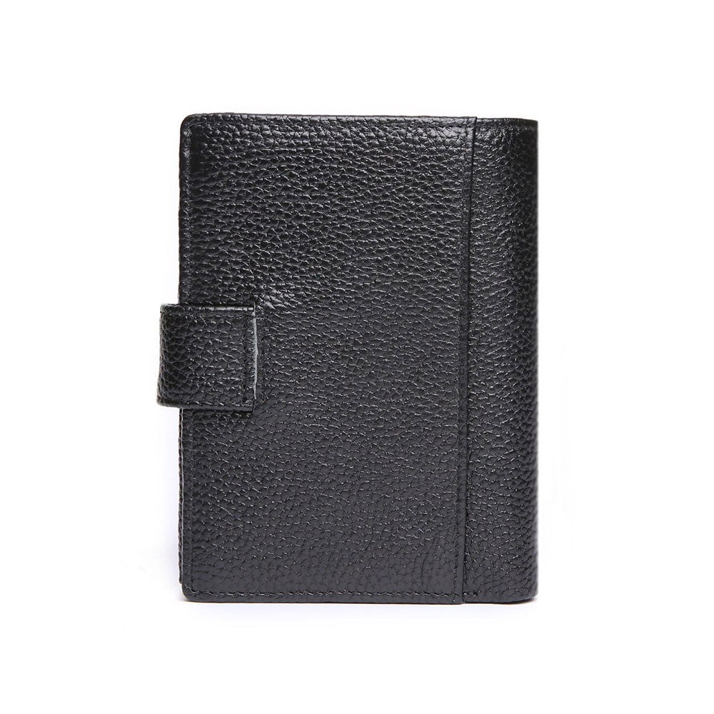 Slim Trifold Genuine Leather RFID Wallet