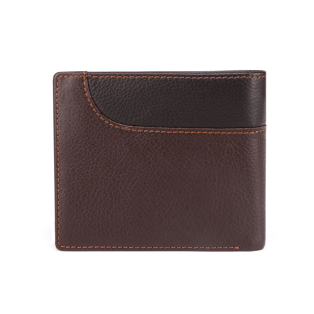Slim Full Grain Leather RFID Bifold Wallet