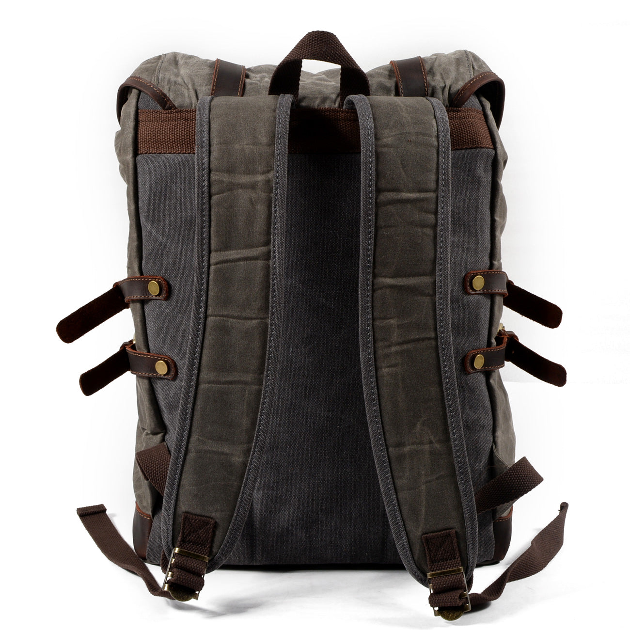 Vintage Canvas Laptop Backpack Rucksack 20L