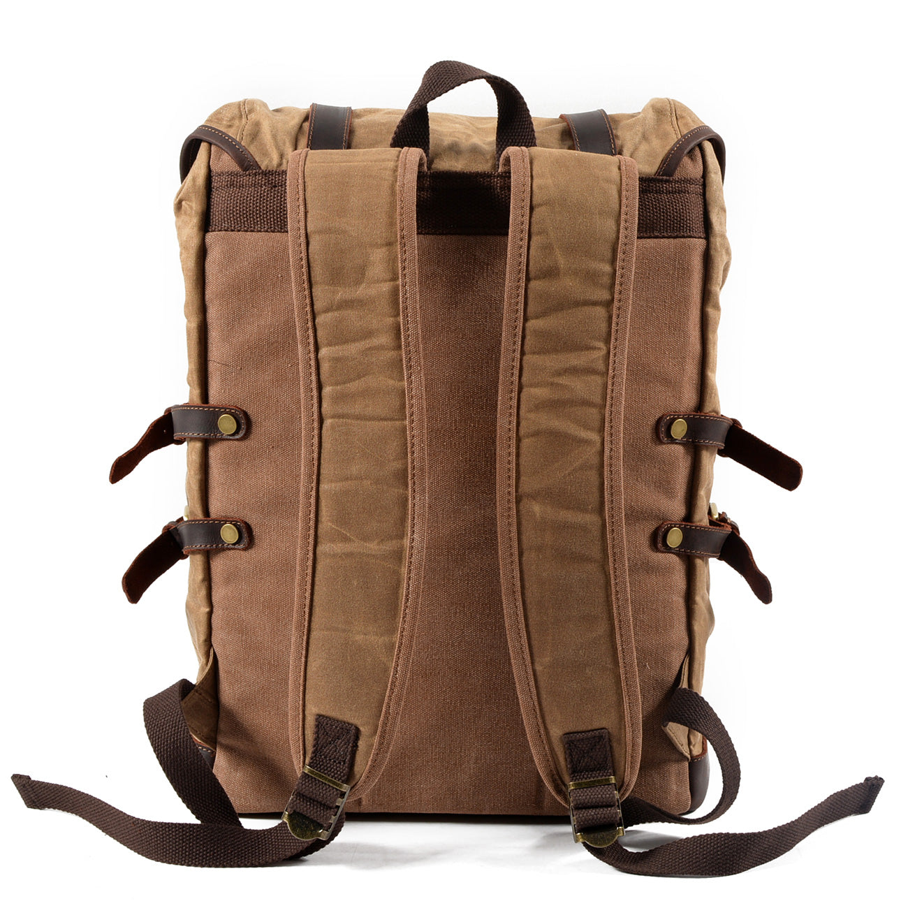 Vintage Canvas Laptop Backpack Rucksack 20L