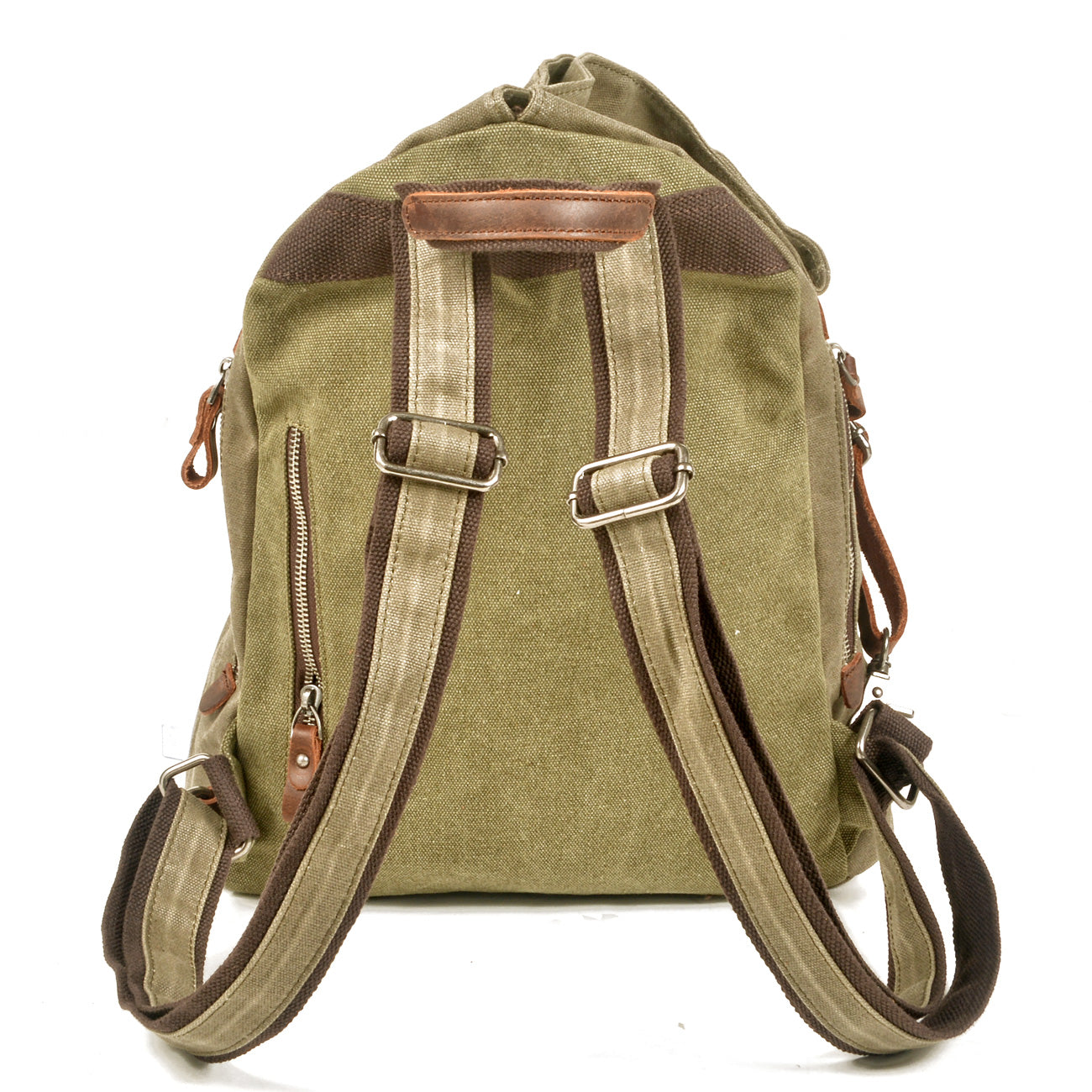 Small Vintage Canvas Backpack Daypack 18L