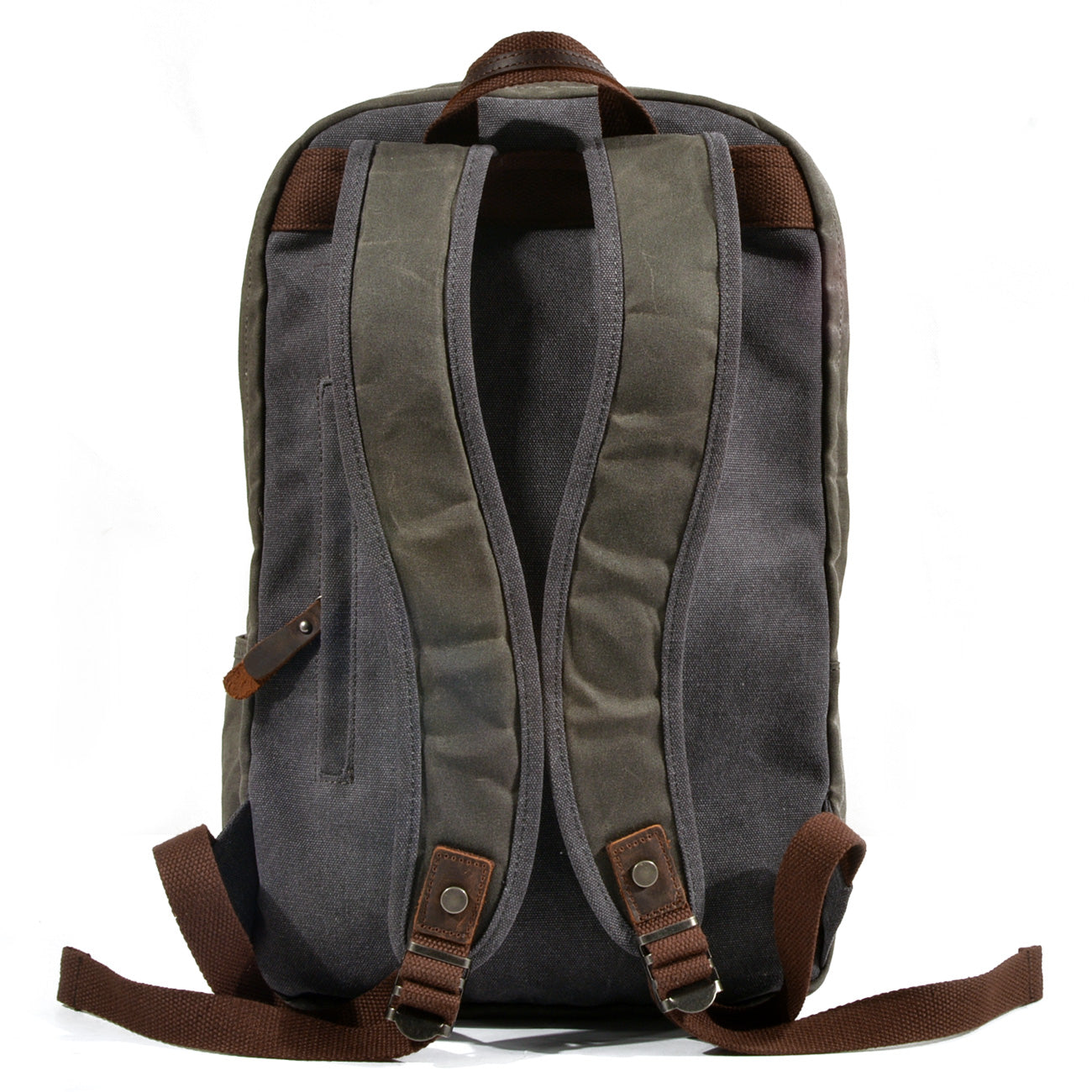 Vintage Style Canvas Laptop Backpack 18L