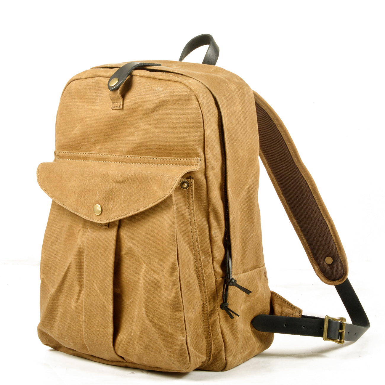 Waxed Vintage Canvas School Backpack 18L