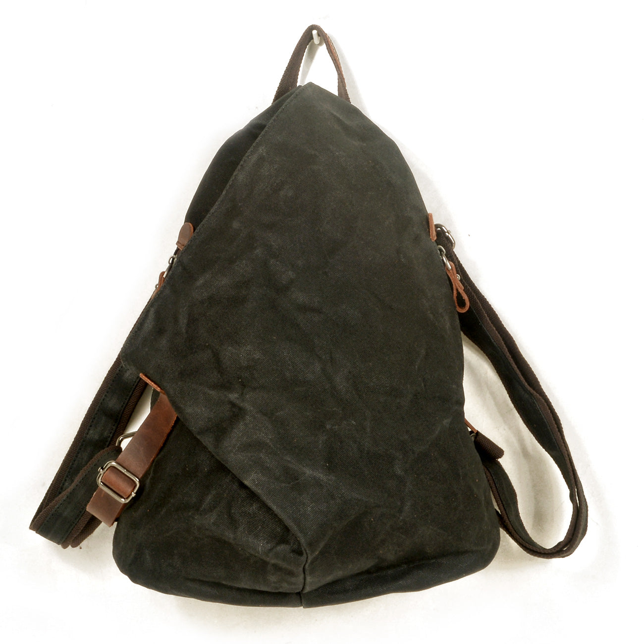 Small Vintage Canvas Backpack Daypack 18L