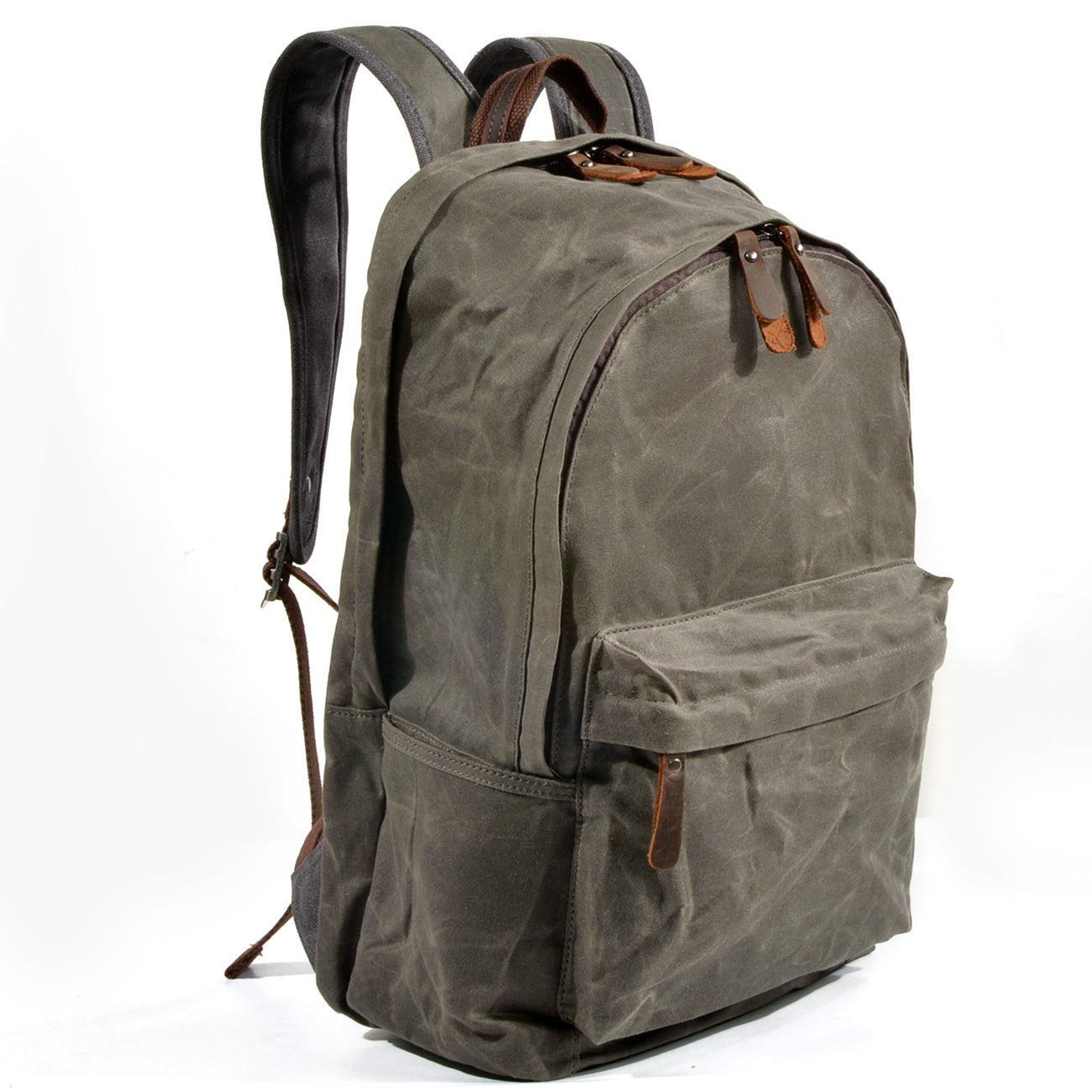 Vintage Style Canvas Laptop Backpack 18L