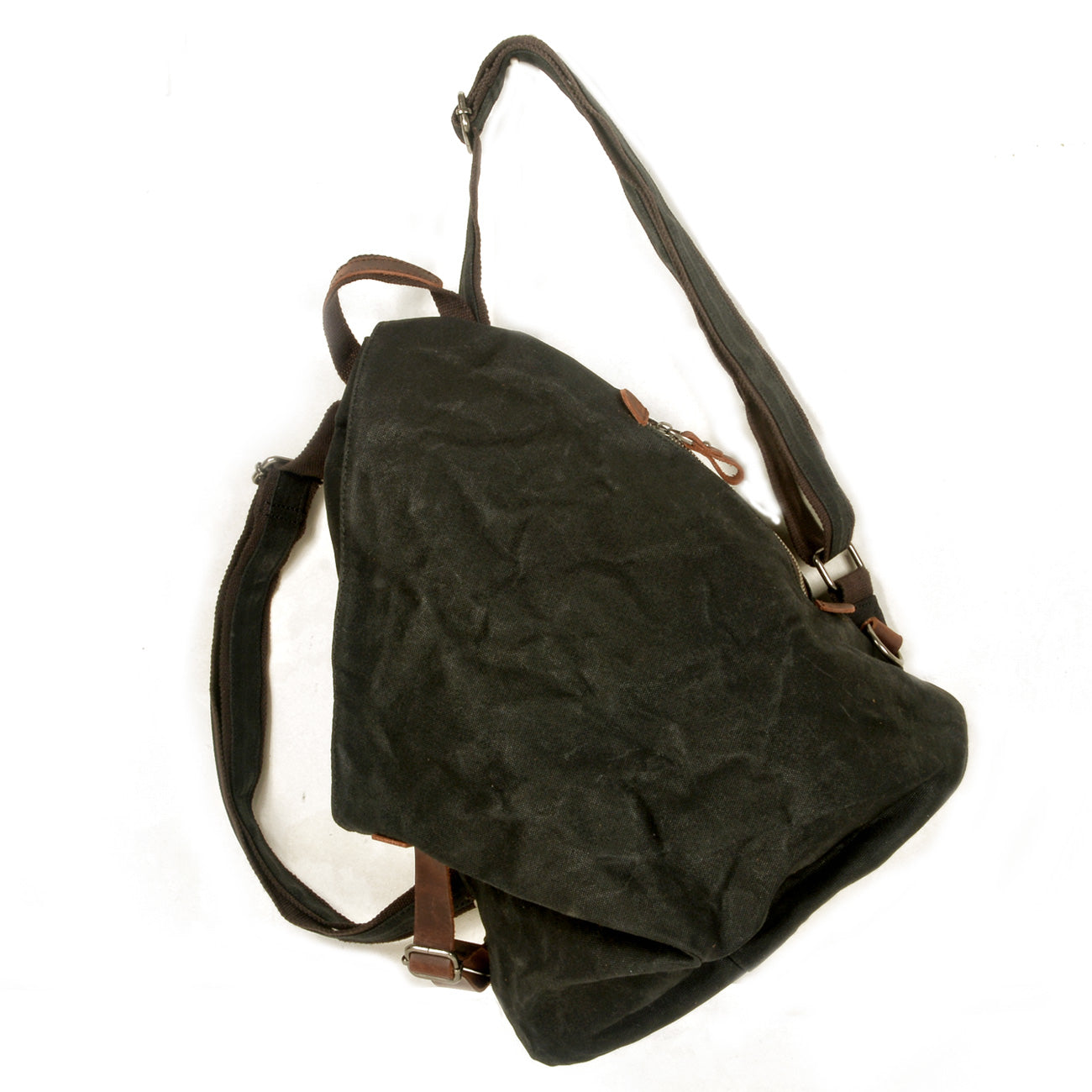Small Vintage Canvas Backpack Daypack 18L