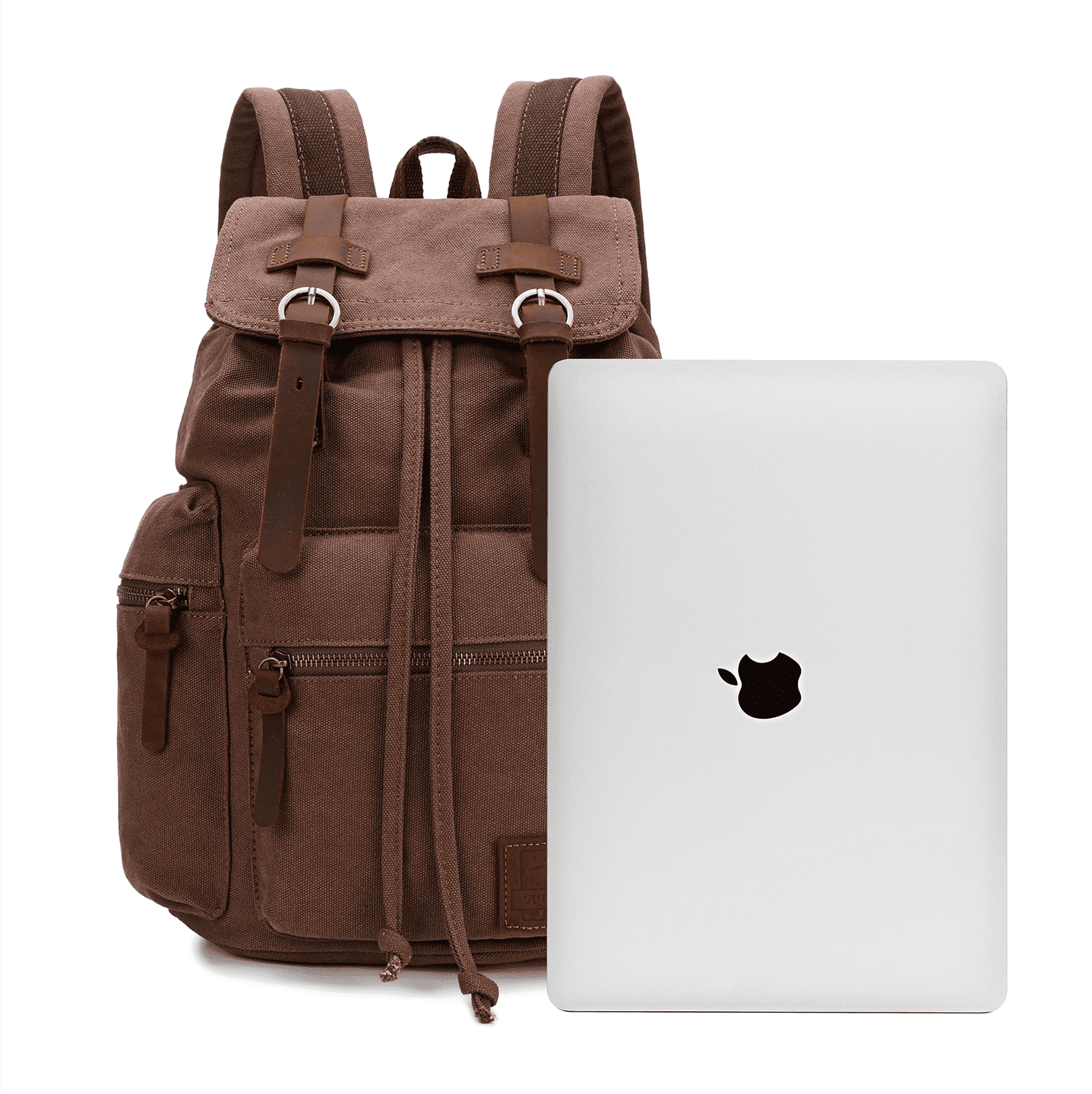 Vintage Canvas Laptop Rucksack Backpack