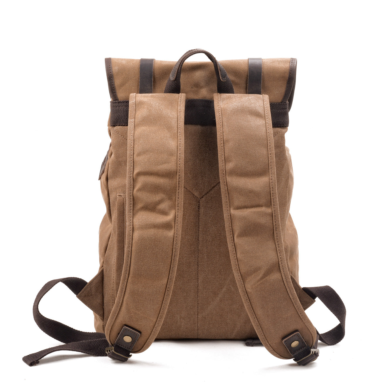 Waxed Canvas Vintage Laptop Backpack 20L