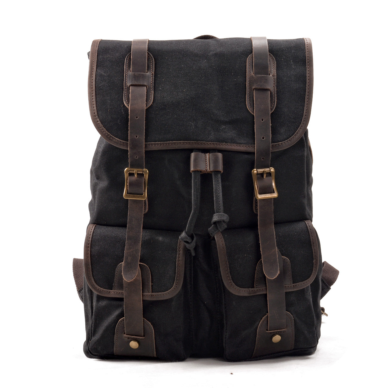 Waxed Canvas Vintage Laptop Backpack 20L