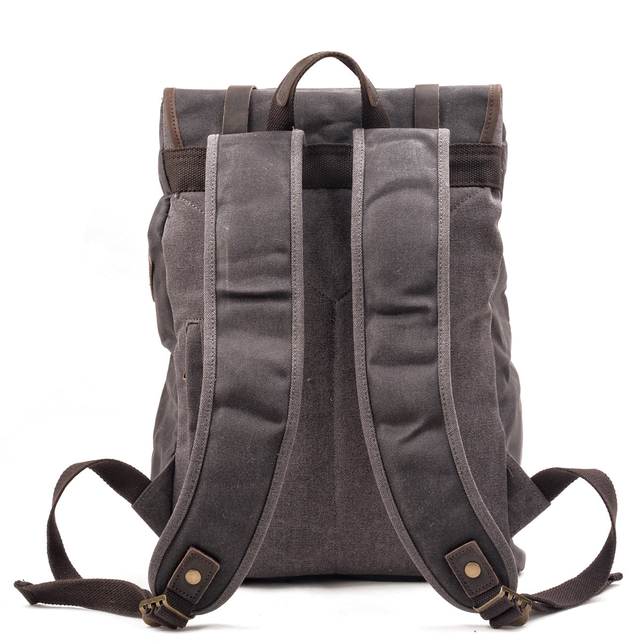 Waxed Canvas Vintage Laptop Backpack 20L