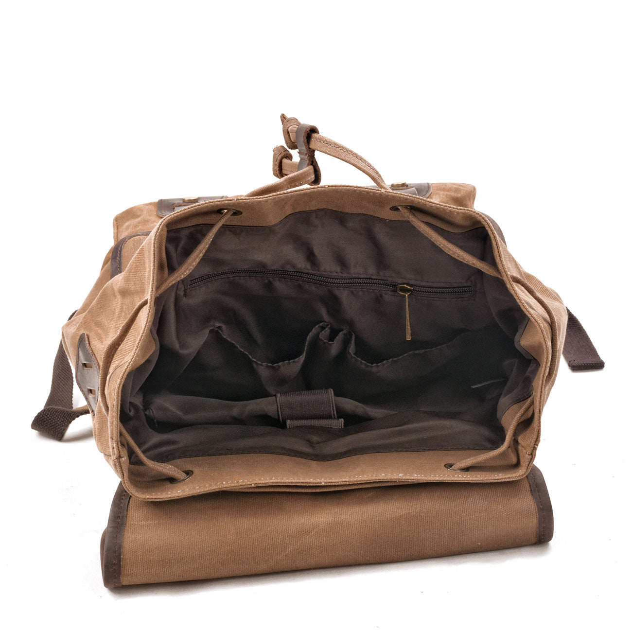 Waxed Canvas Vintage Laptop Backpack 20L