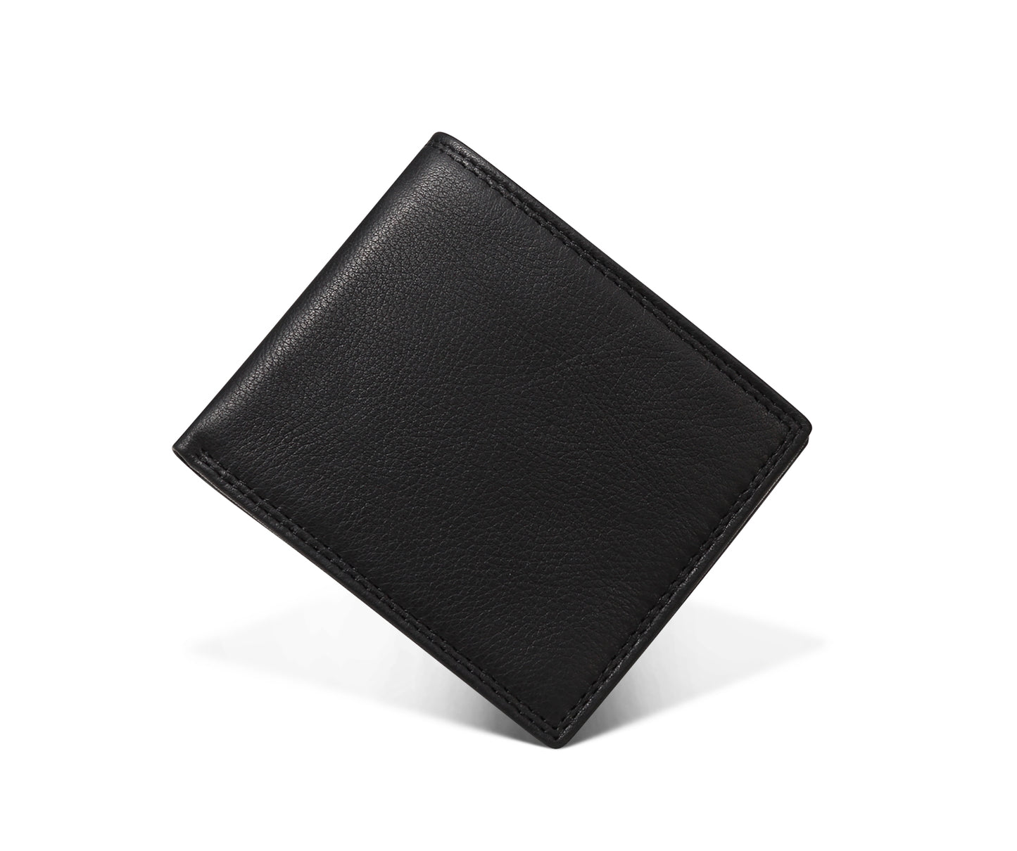 Slim Bifold Genuine Leather RDFI Wallet
