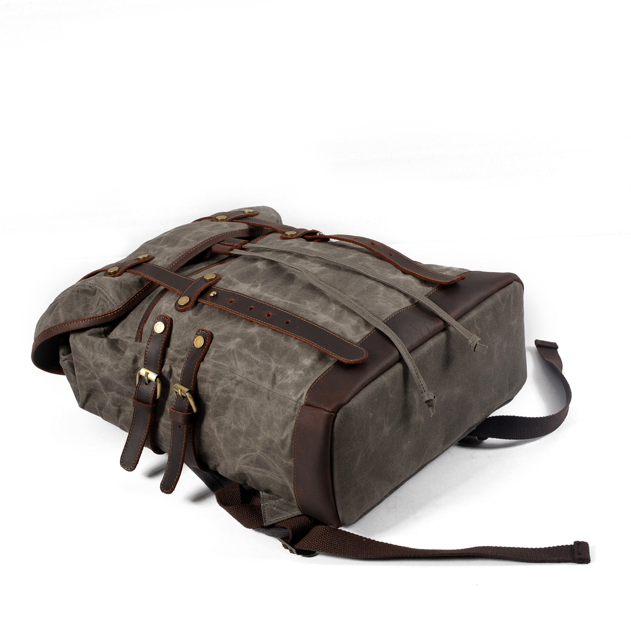 Vintage Canvas Laptop Backpack Rucksack 20L
