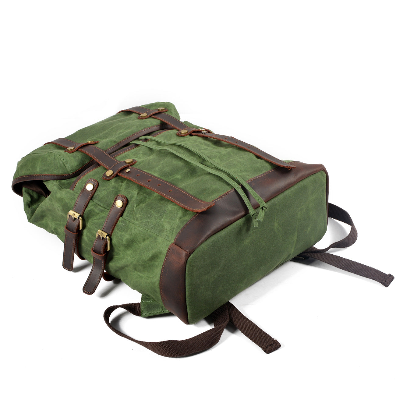 Vintage Canvas Laptop Backpack Rucksack 20L