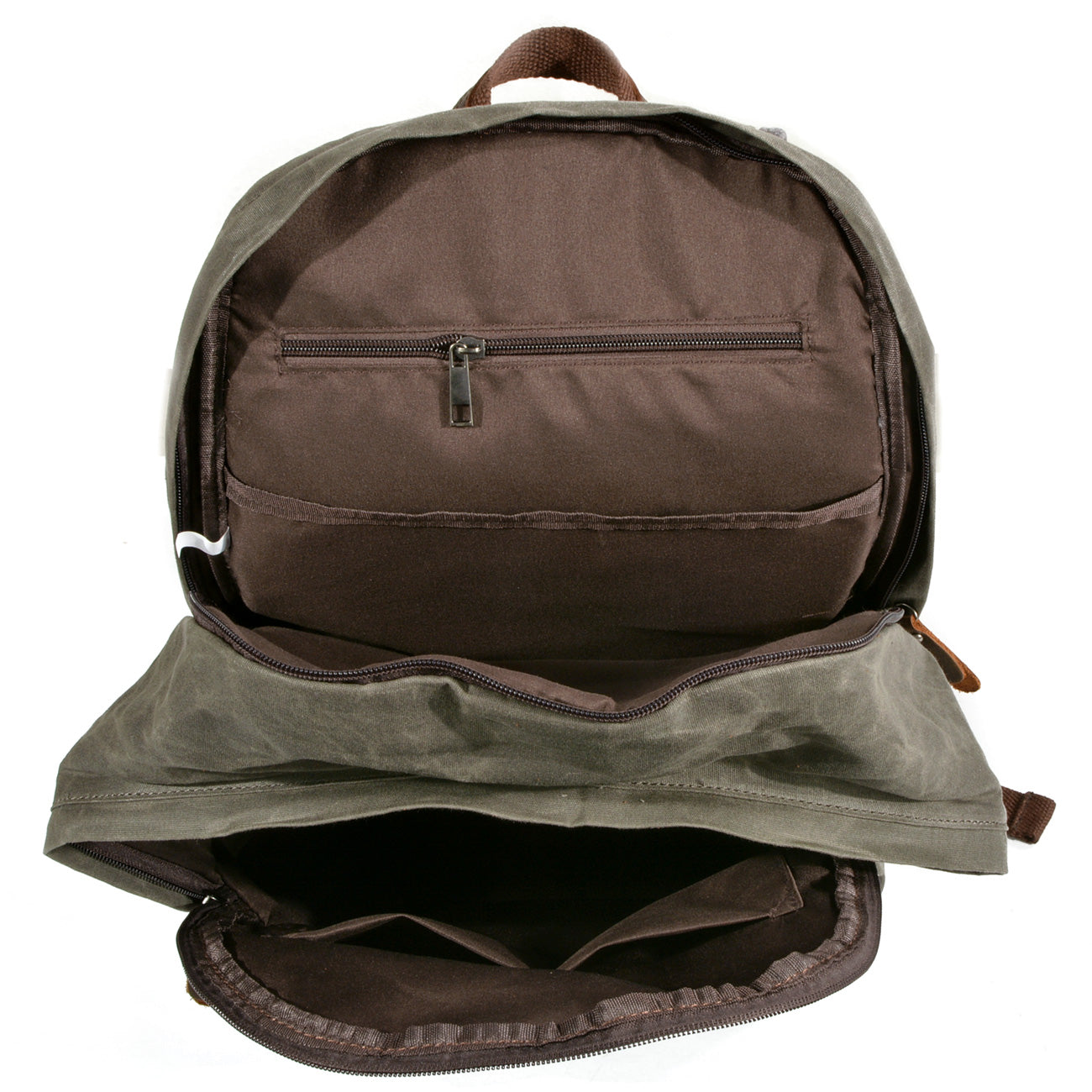 Vintage Style Canvas Laptop Backpack 18L