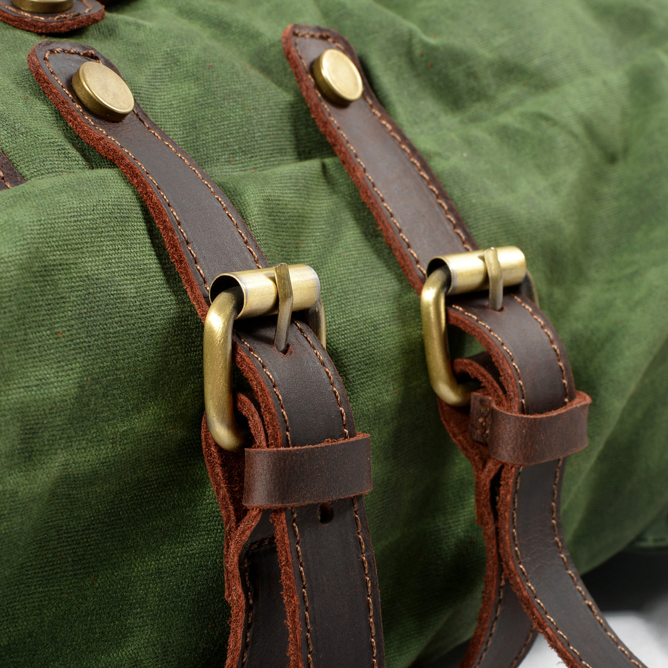 Vintage Canvas Laptop Backpack Rucksack 20L