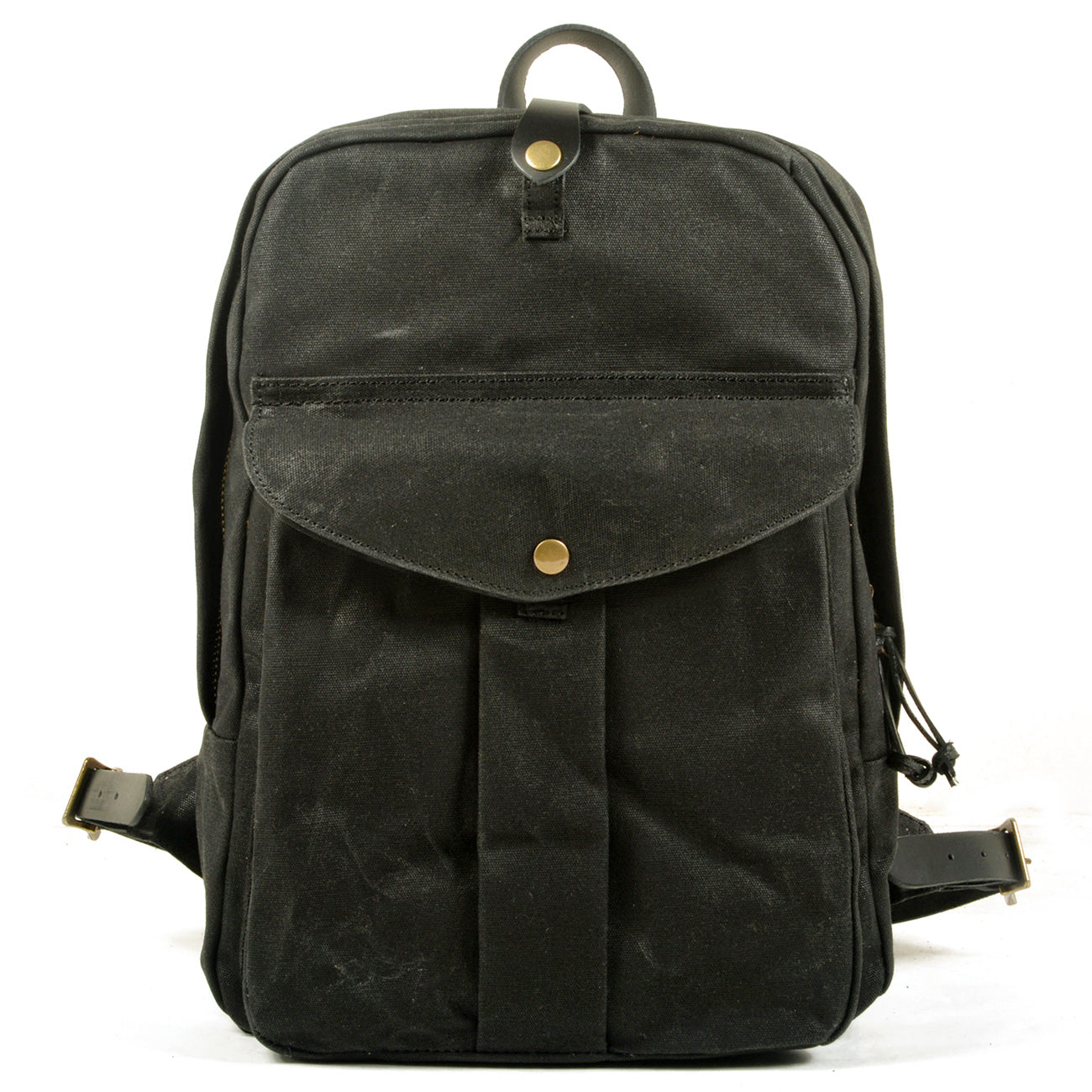 Waxed Vintage Canvas School Backpack 18L