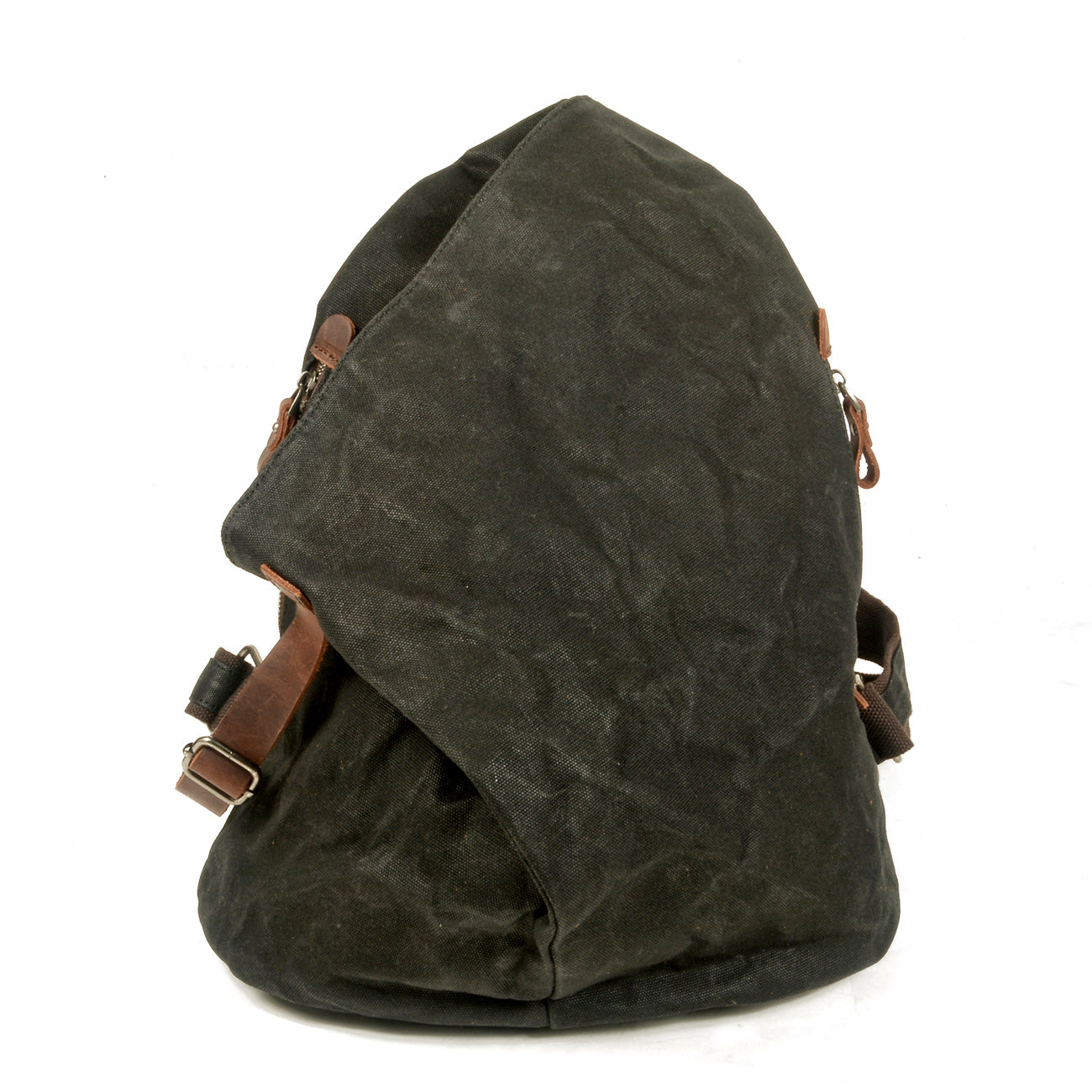 Small Vintage Canvas Backpack Daypack 18L