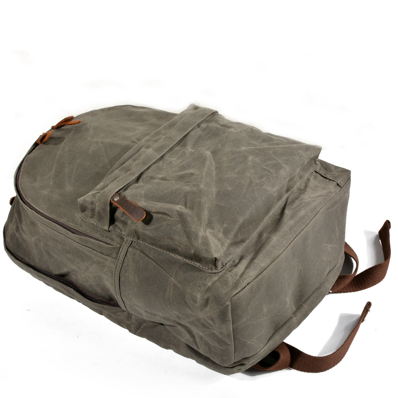 Vintage Style Canvas Laptop Backpack 18L
