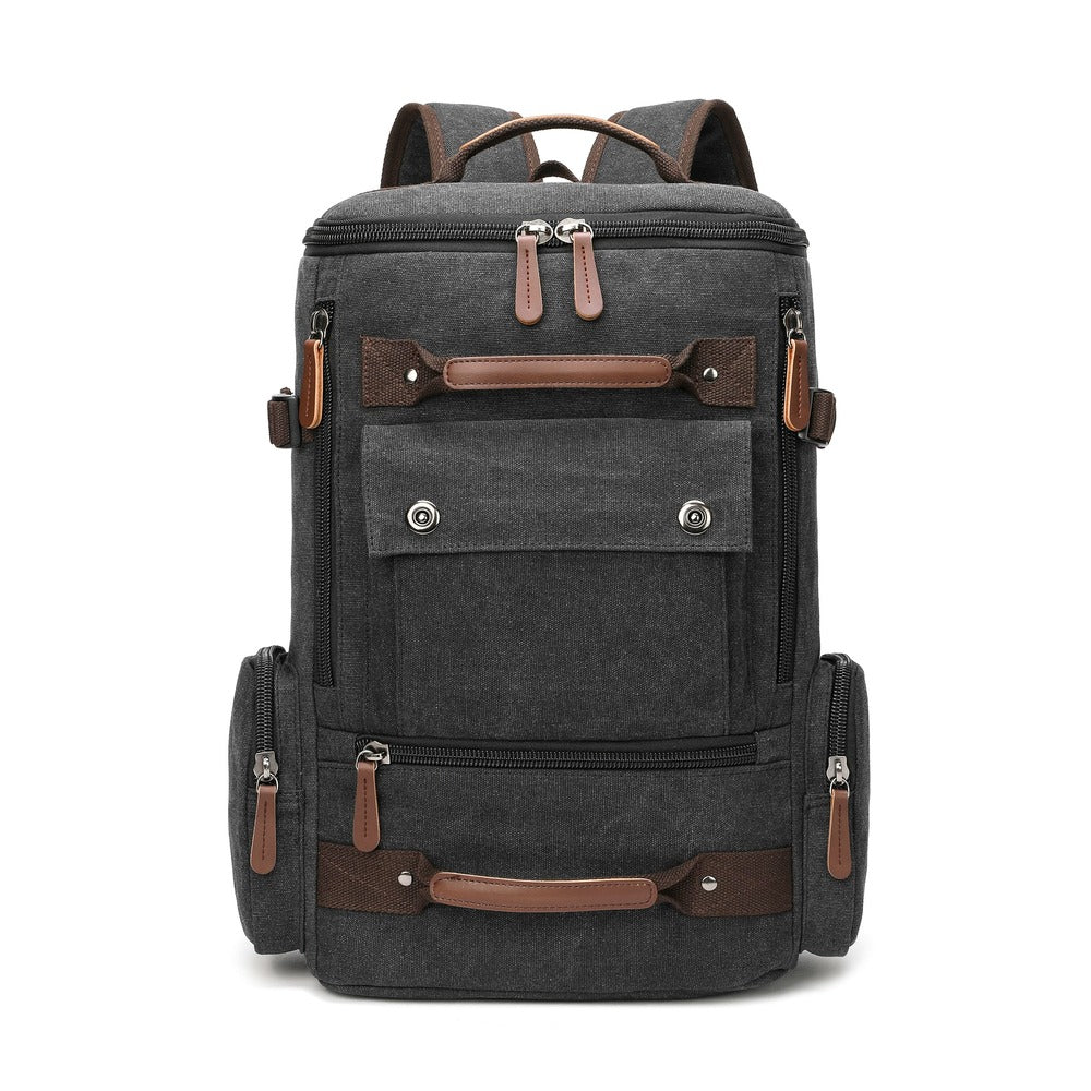 Cotton Canvas Backpack High Capacity School Bag Casual Bag 