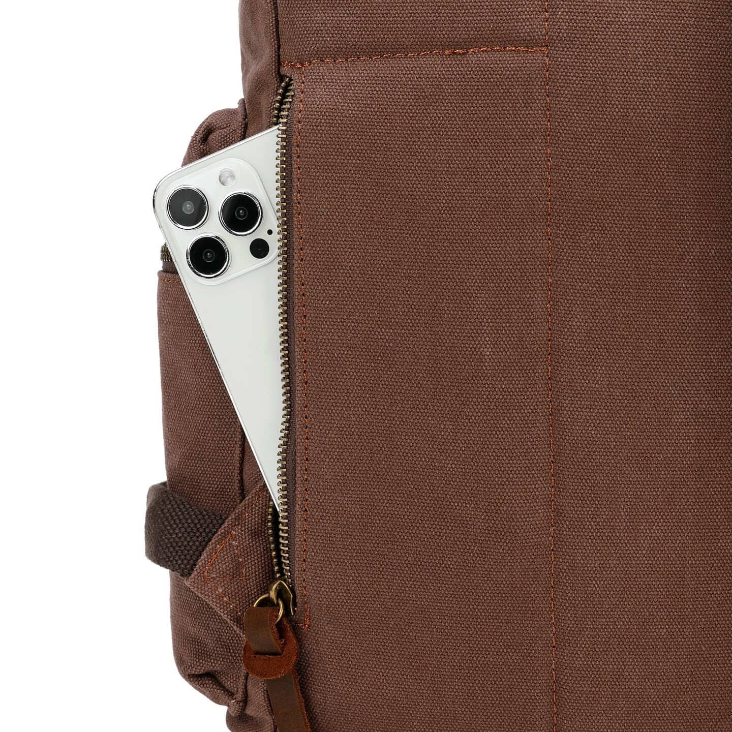 Vintage Canvas Laptop Rucksack Backpack