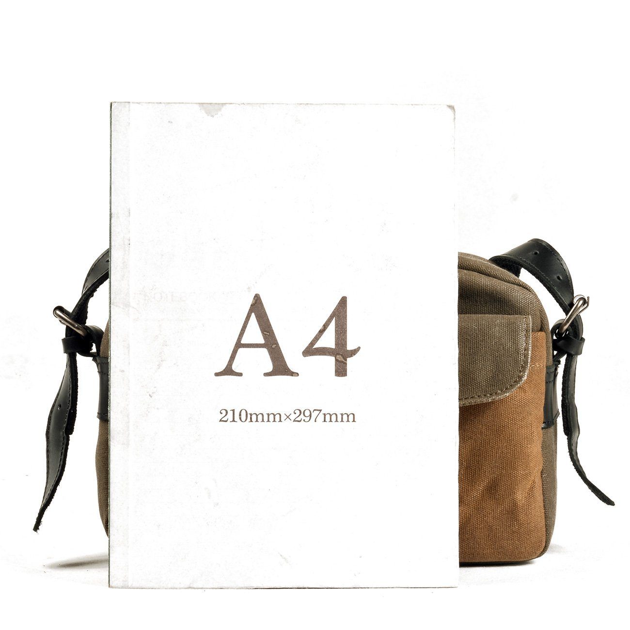 Waxed Canvas DSLR Shoulder Camera Bag 6L