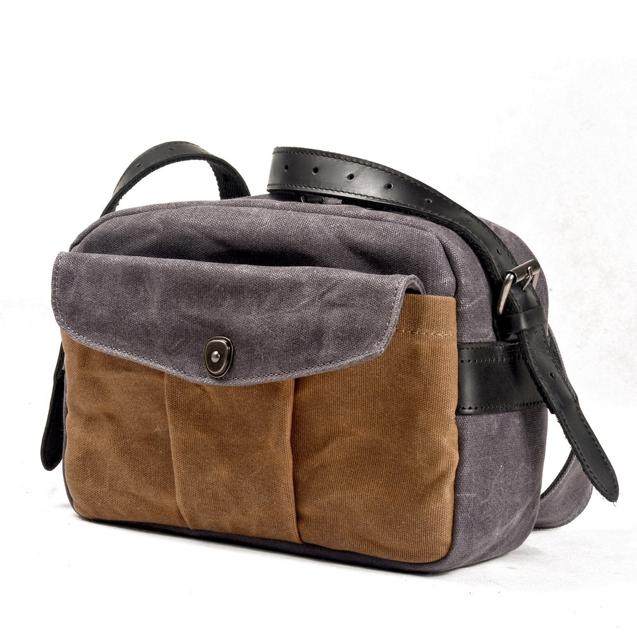 Waxed Canvas DSLR Shoulder Camera Bag 6L