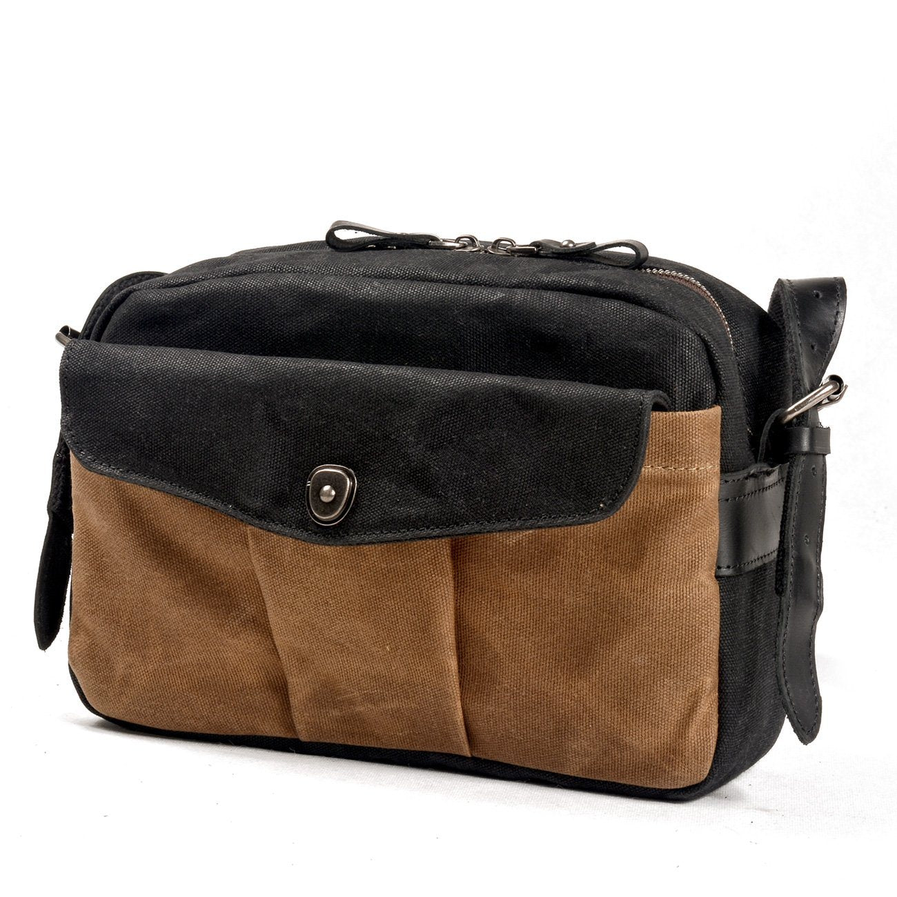 Waxed Canvas DSLR Shoulder Camera Bag 6L