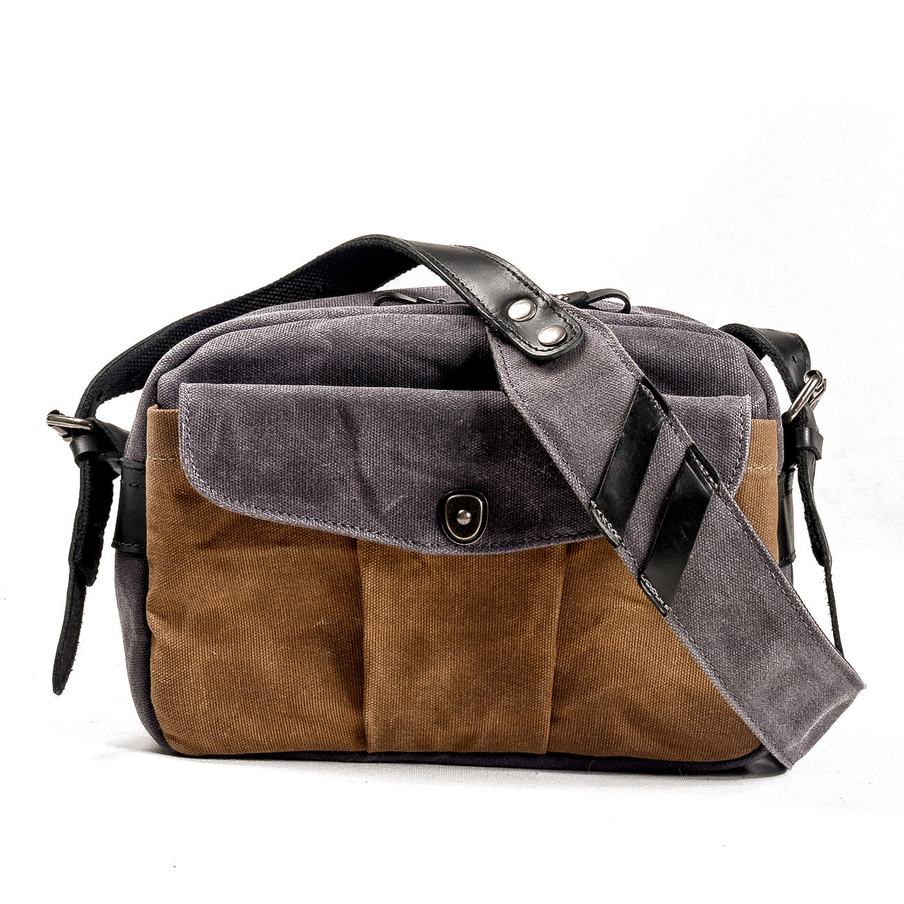 Waxed Canvas DSLR Shoulder Camera Bag 6L