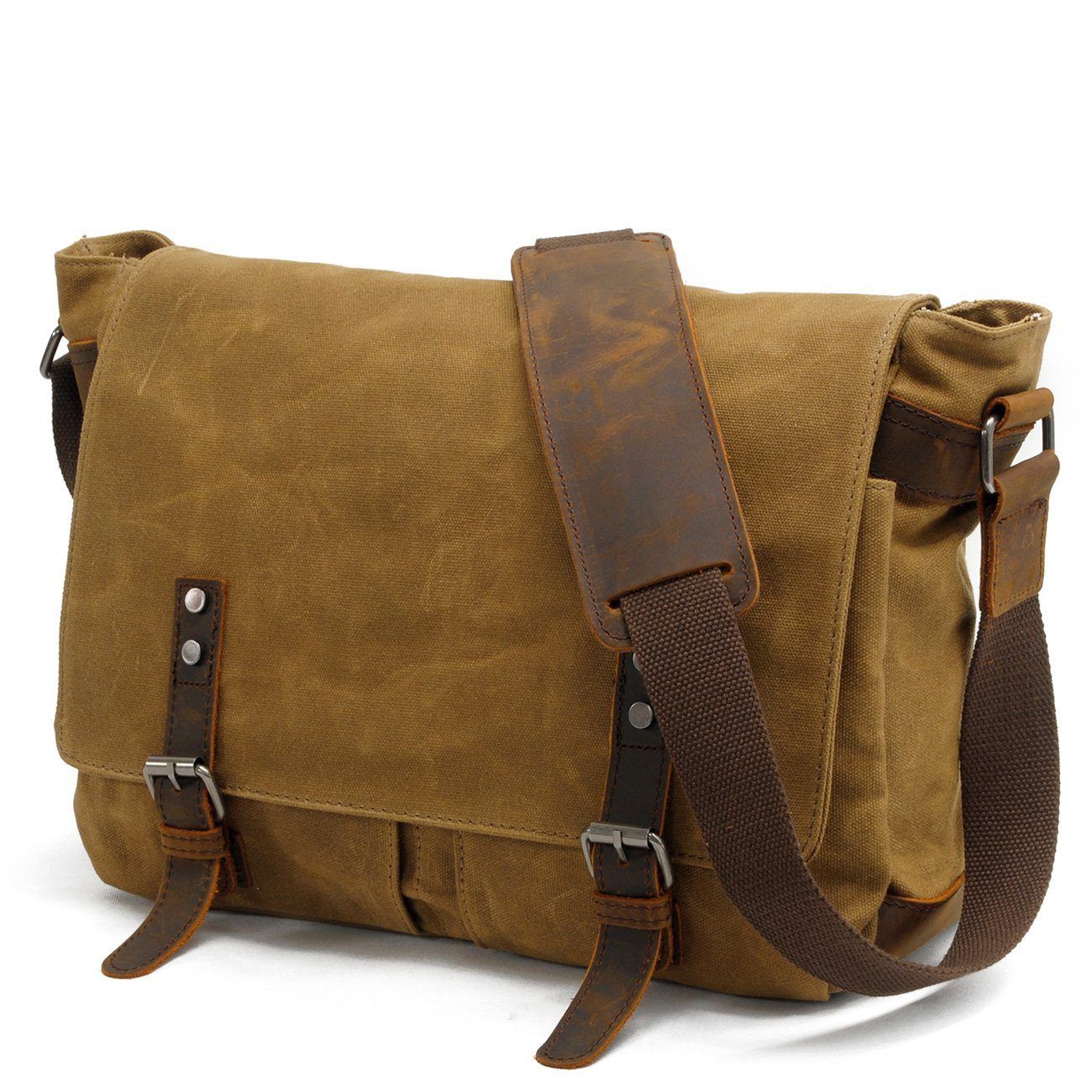 Canvas Vintage Messenger Shoulder Bag 13L