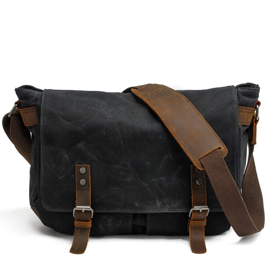 Canvas Vintage Messenger Shoulder Bag 13L