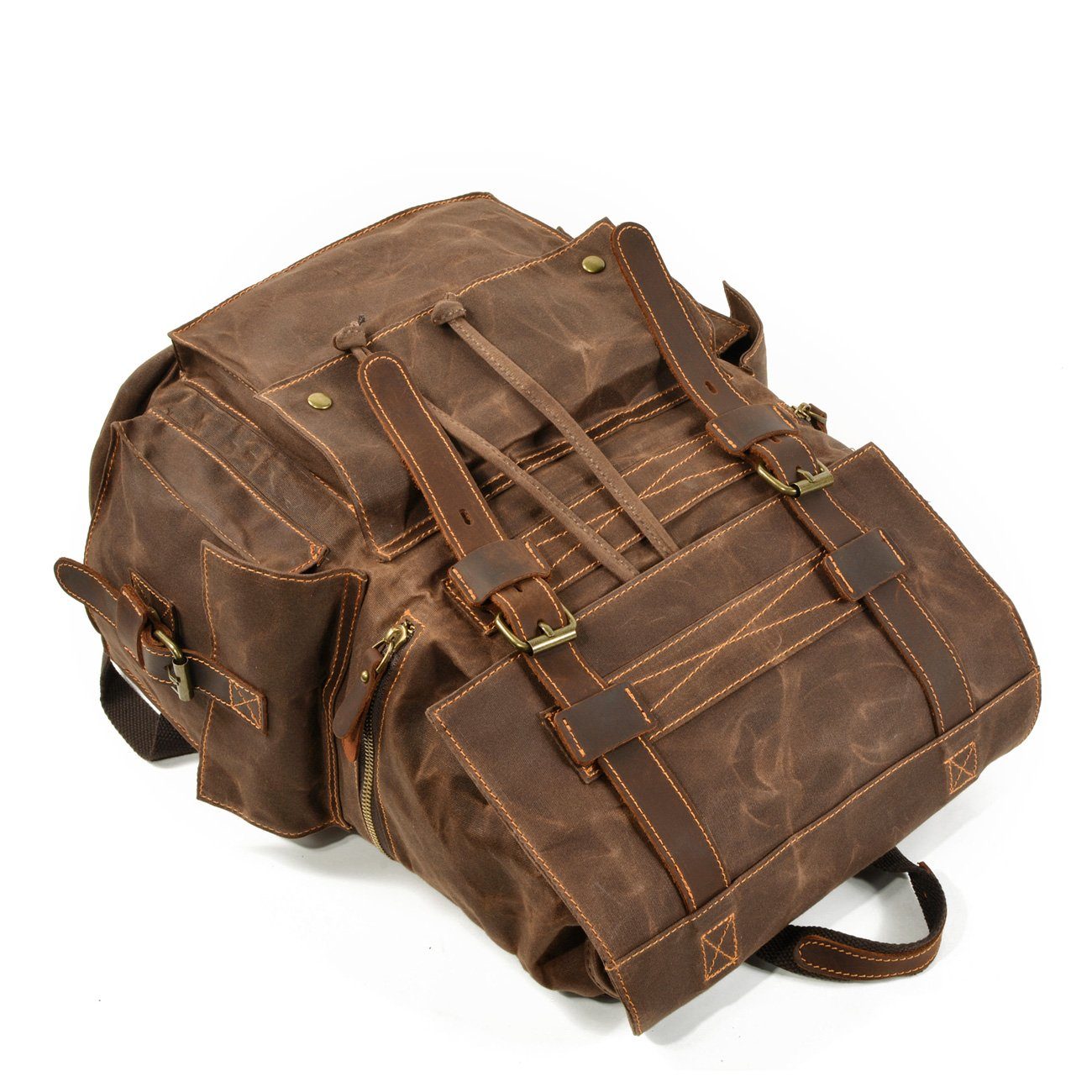 Waxed Canvas Bushcraft Backpack Rucksack