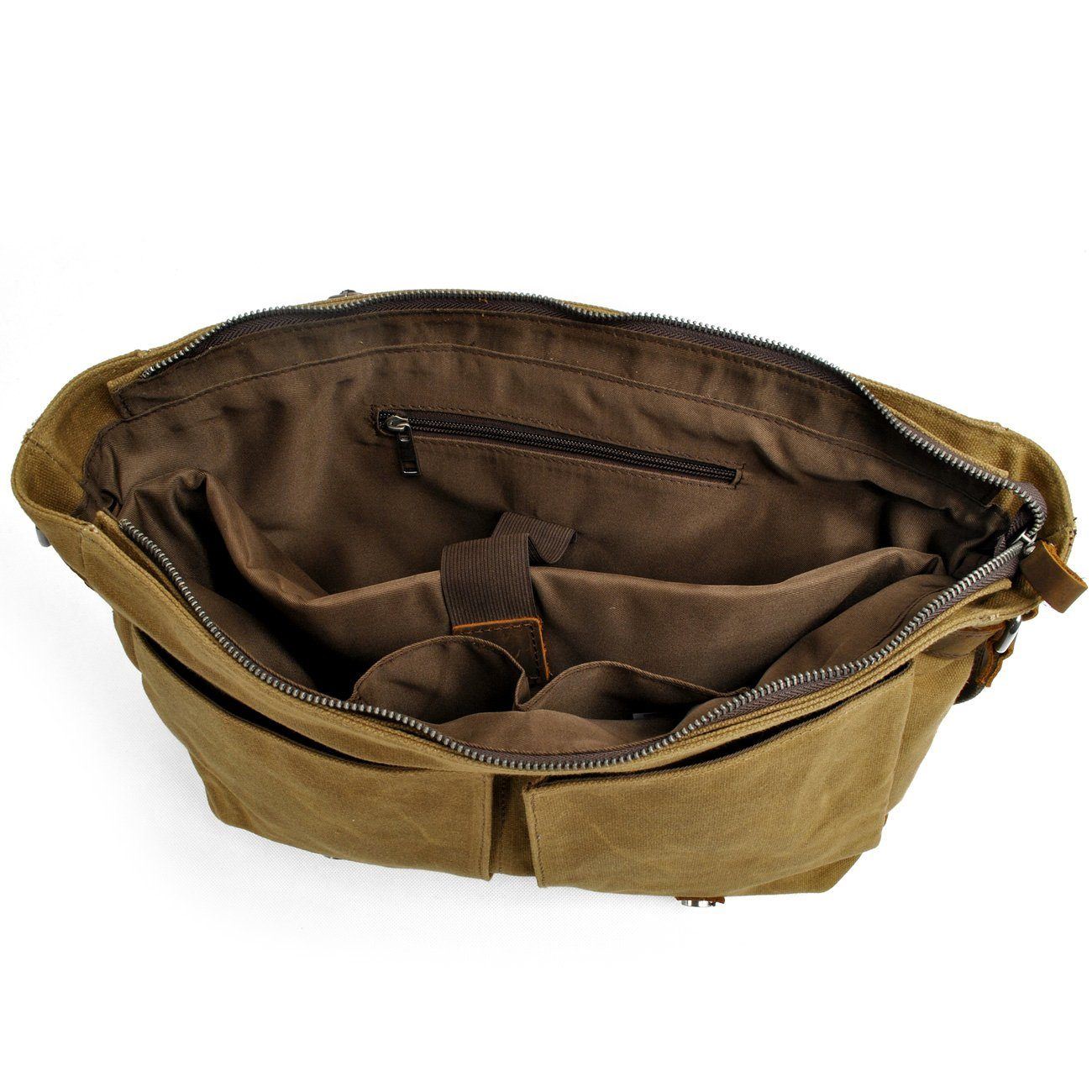 Canvas Vintage Messenger Shoulder Bag 13L