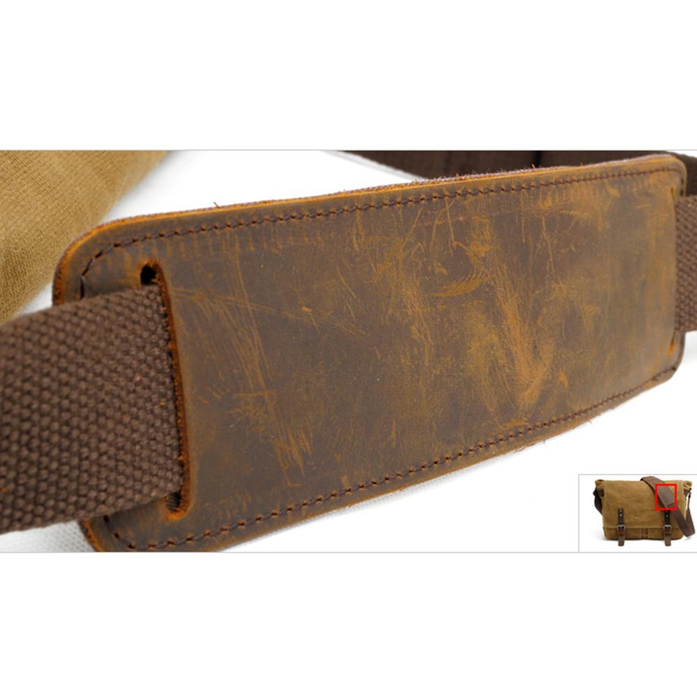 Canvas Vintage Messenger Shoulder Bag 13L