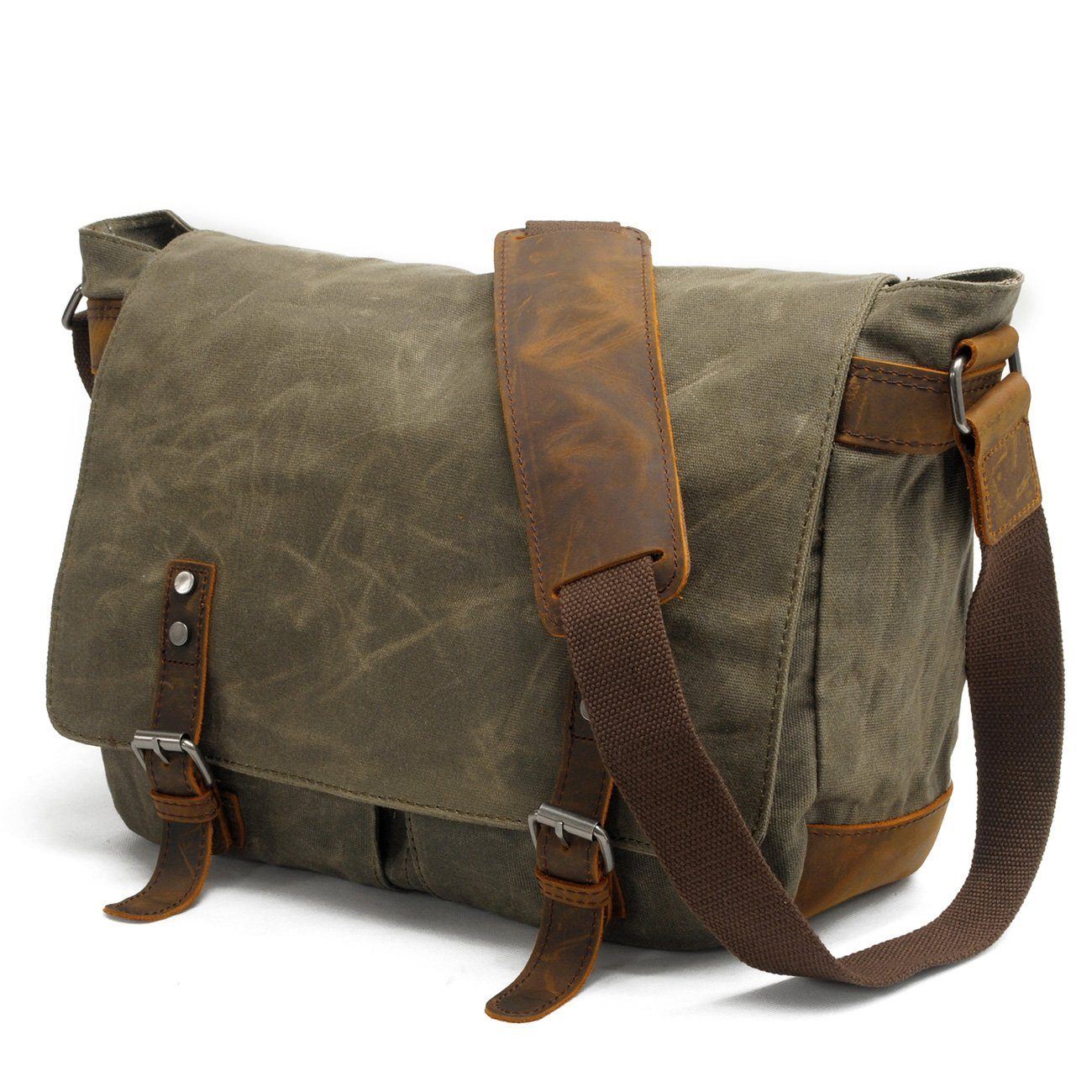 Canvas Vintage Messenger Shoulder Bag 13L