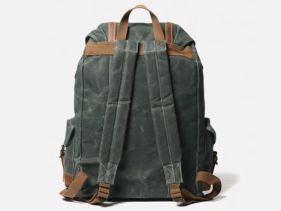 PaCanva Nostalgo - Vintage Waxed Canvas Backpack