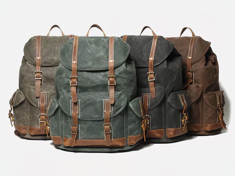 PaCanva Nostalgo - Vintage Waxed Canvas Backpack