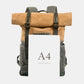 PaCanva Excursion - Vintage Roll Top Canvas Hiking Backpack