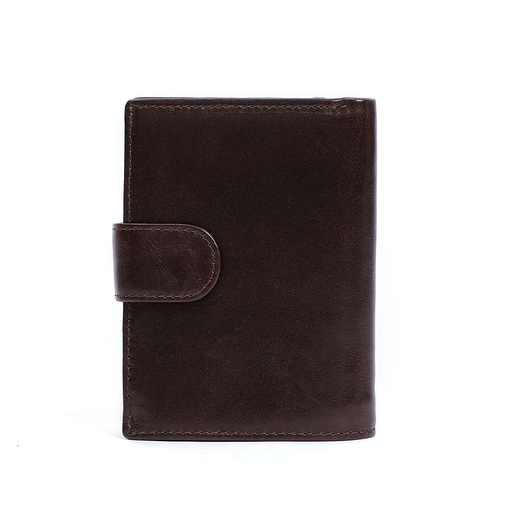 Slim Trifold Genuine Leather RFID Wallet