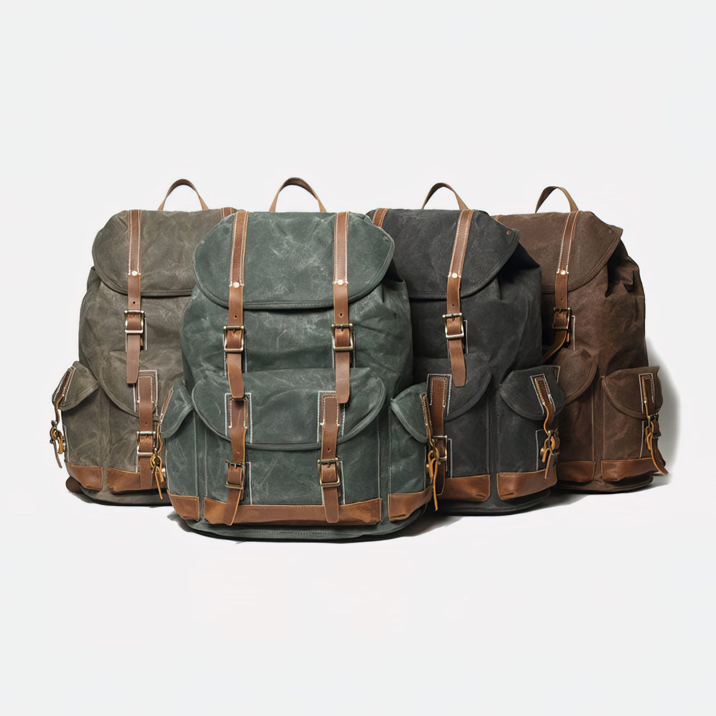 Nostalgo - Vintage Waxed Canvas Backpack