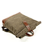 Vintage Roll Top Travel Canvas Backpack 18L