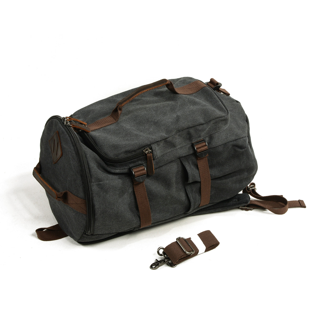 Large Travel Canvas Duffle Backpack 34L